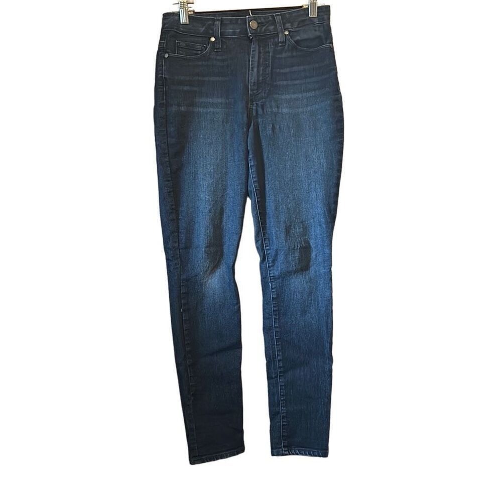 PAIGE Women's High Rise Dark Wash Skinny Jeans Classic Denim Pants